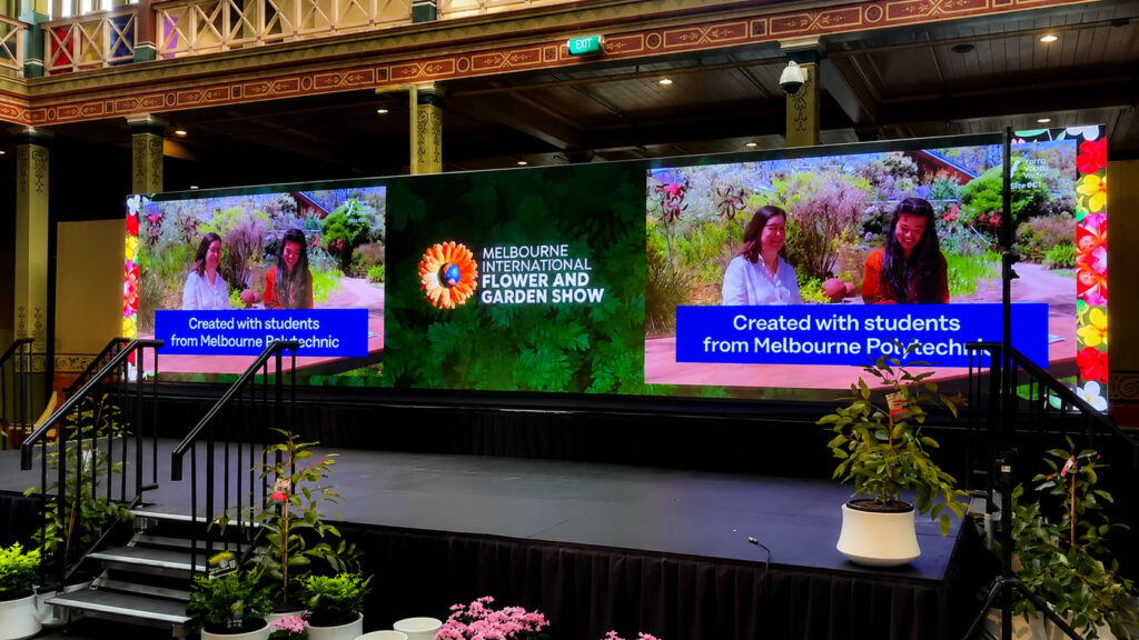 Melbourne International Garden Show: Main Stage Digital Visual Center