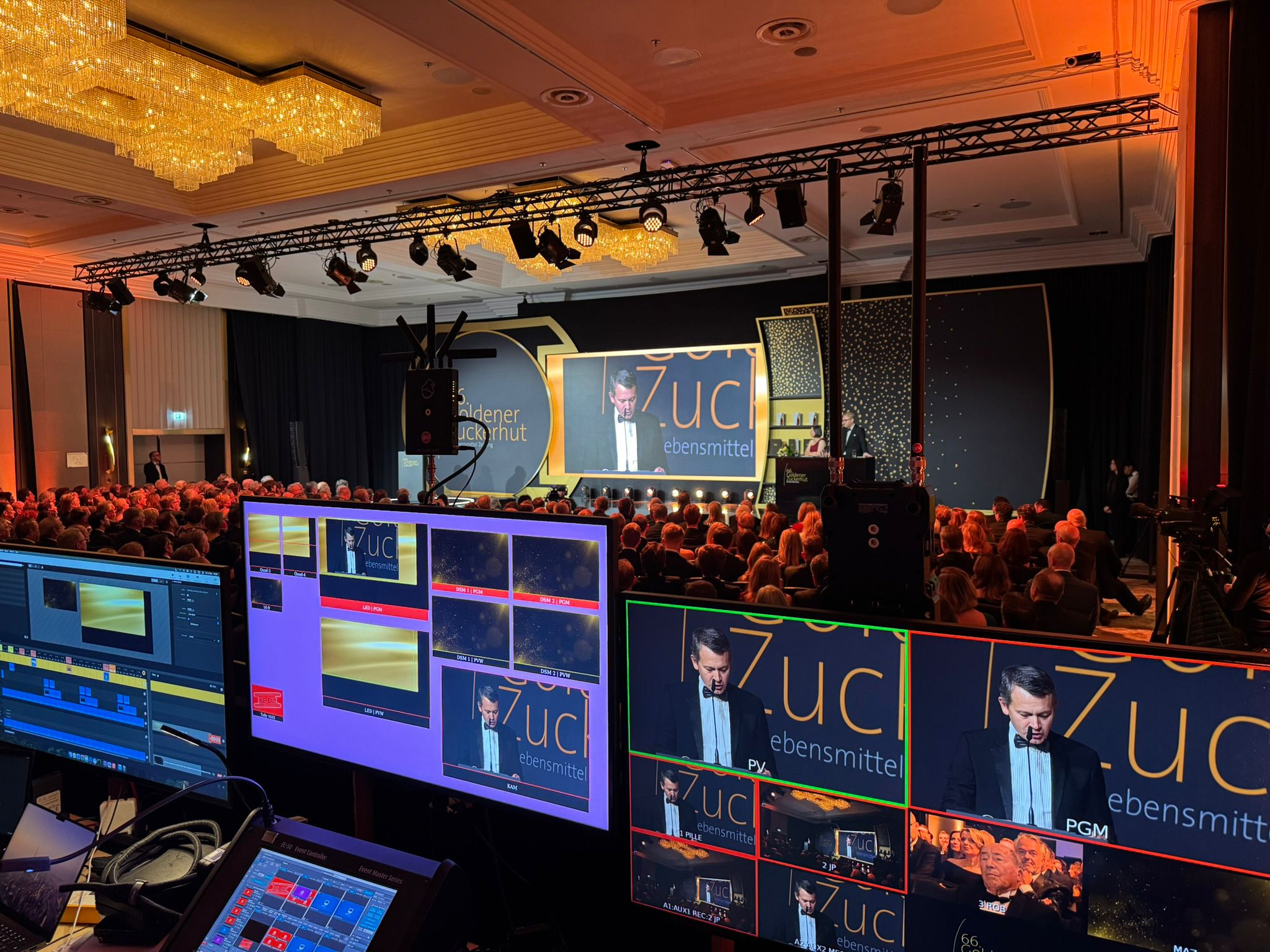 Germany International Gala & Award Ceremony: CLT R2 Series Stage Visual System View 1