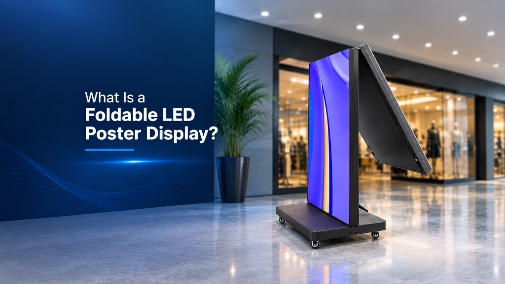 What Is a Foldable LED Poster Display?