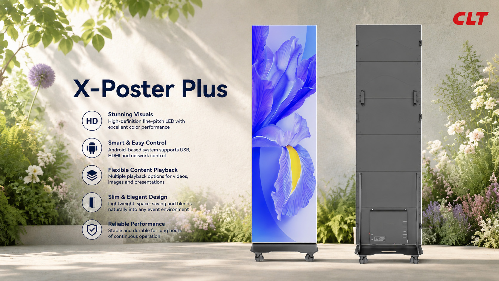 Melbourne International Garden Show: Main Stage Digital Visual Center Banner