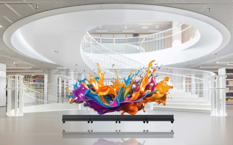 Transparent LED Poster Display Banner Poster