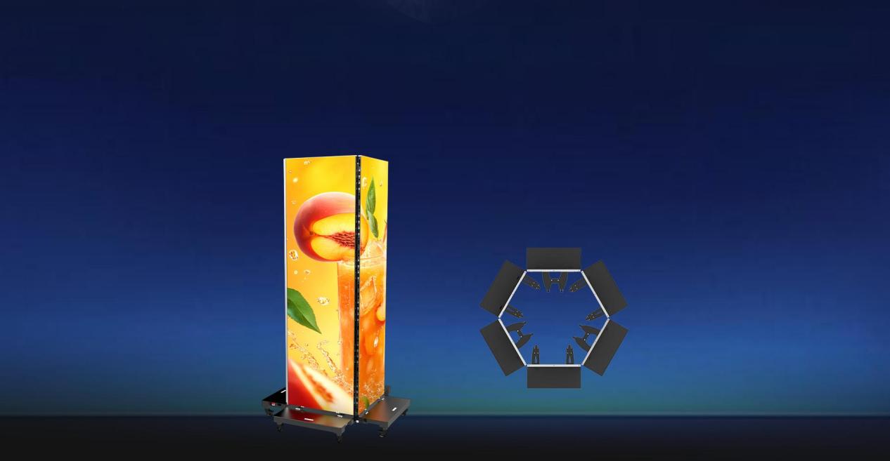 X-Poster TF Dual-folding LED Poster Display Thumb 5